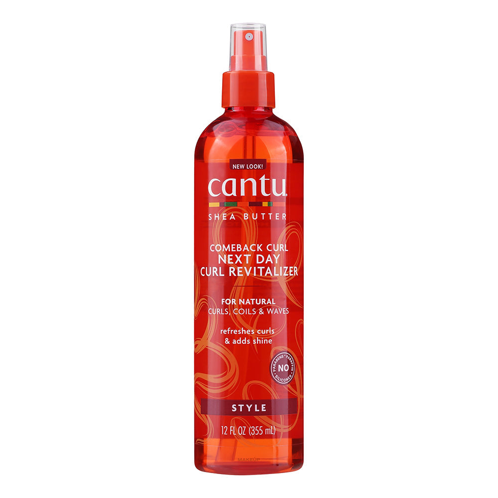 Cantu Comeback Curl Next Day Curl Revitalizer 12 oz / 355 ml - For Frizz-Free, Revitalized Curls