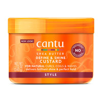 Cantu Define & Shine Custard 12 oz / 340 gm - For Defined, Frizz-Free Curls