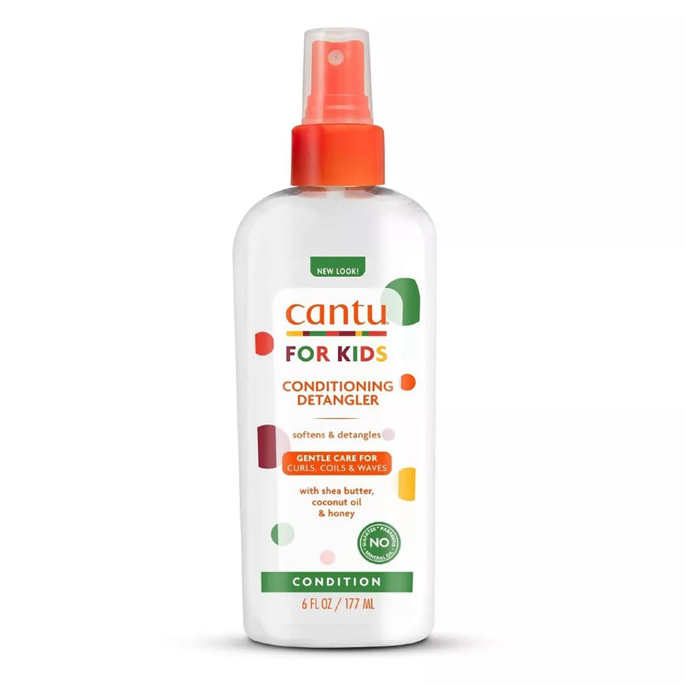 Cantu For Kids Conditioning Detangler 6 oz / 177 ml - For Fragile Curls, Coils & Waves