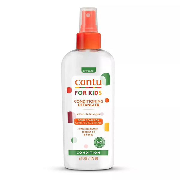 Cantu For Kids Conditioning Detangler 6 oz / 177 ml - For Fragile Curls, Coils & Waves