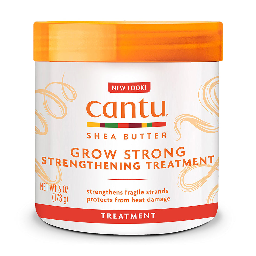 Cantu Grow Strong Strengthening Treatment 6 oz / 173 gm - For Fragile, Breakage-Prone Hair