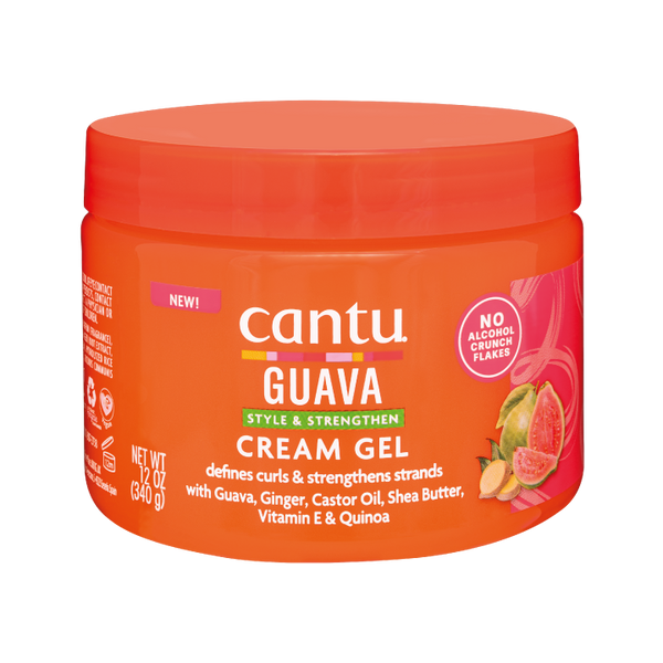 Cantu Guava Cream Gel 12 oz / 340 gm - Define, Strengthen & Hydrate Curls
