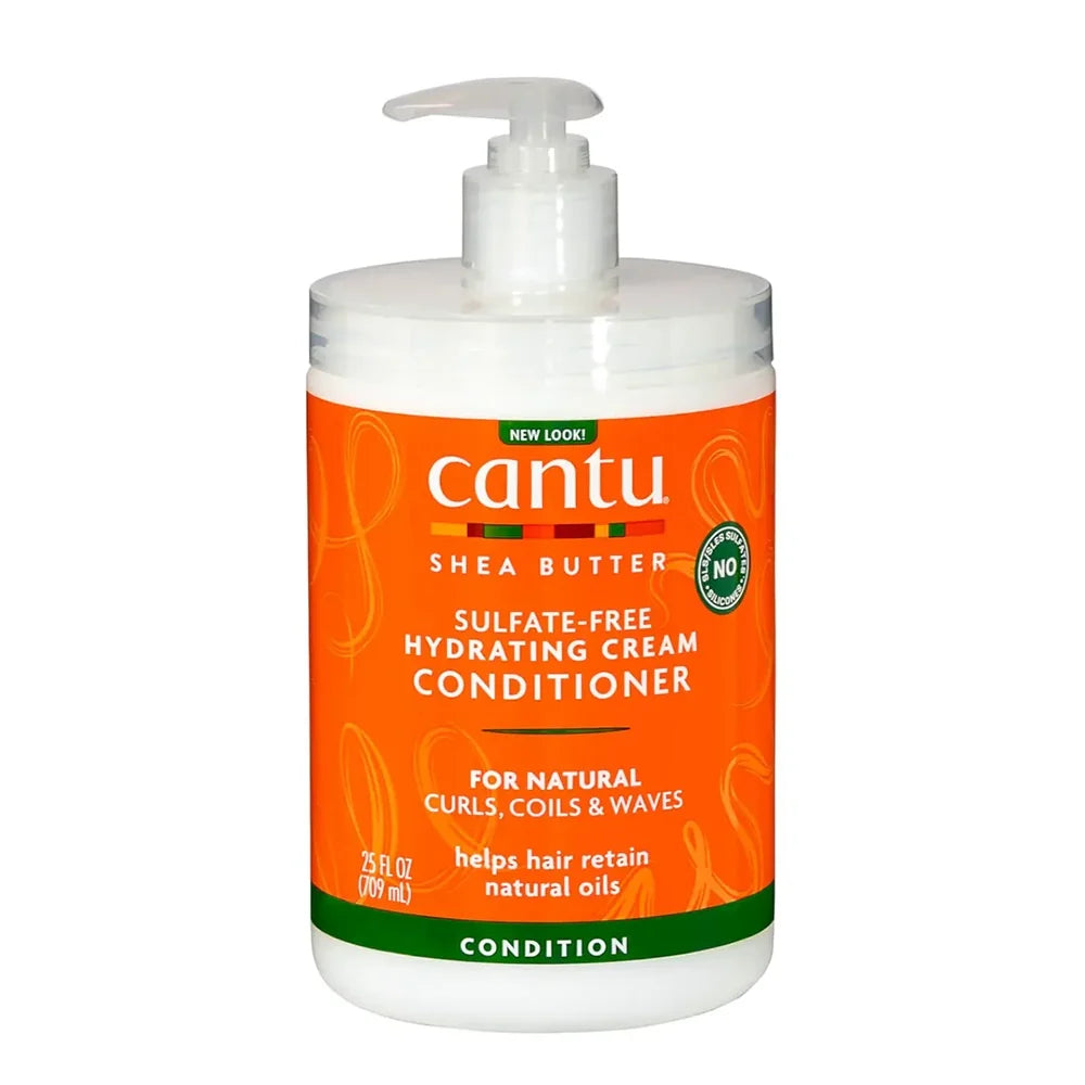 Cantu Sulfate-Free Hydrating Cream Conditioner 25 oz / 739 ml - For Natural Curls & Dry Hair