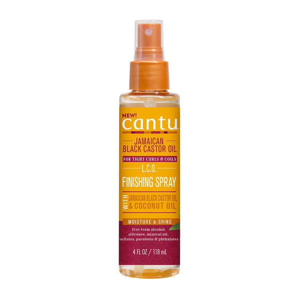 Cantu Jamaican Black Castor Oil Finishing Spray 4 oz / 118 ml - Moisture, Shine & Frizz Control