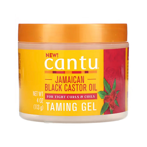 Cantu Jamaican Black Castor Oil Taming Gel 4 oz / 113 gm - For Smooth Edges & Defined Curls