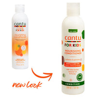 Cantu For Kids Nourishing Conditioner 8 oz / 237 ml - For Fragile Coils, Curls & Waves