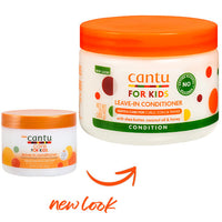 Cantu For Kids Leave-In Conditioner 10 oz / 283 gm - For Fragile Coils, Curls & Waves