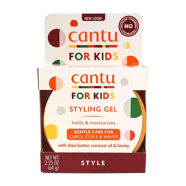 Cantu For Kids Styling Gel 2.5 oz / 64 gm - For Kids' Curls & Styles