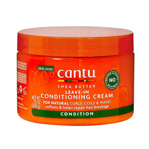 Cantu Leave-In Conditioning Cream Deeply Hydrating for Curly, Coily & Wavy Hair 340g / 11.99oz