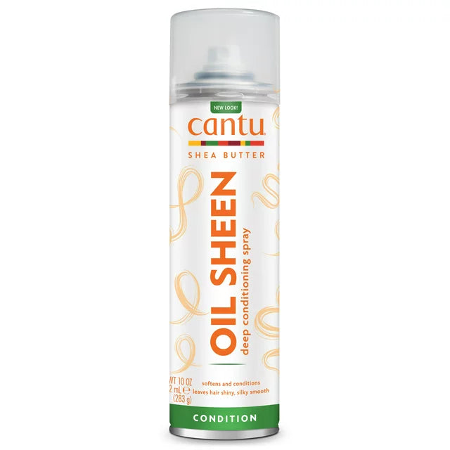 Cantu Oil Sheen Deep Conditioning Spray 10 oz / 283 gm - For Lustrous Shine & Moisturized Hair