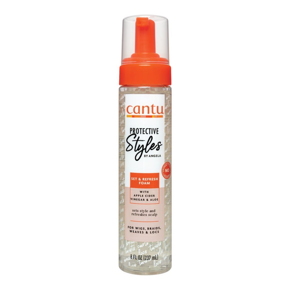 Cantu Protective Styles Set & Refresh Foam for Natural & Textured Hair 237 ml/8.01 oz