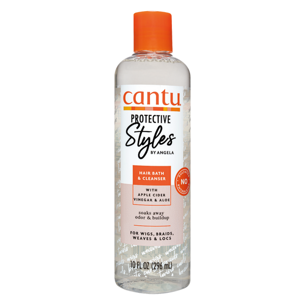 Cantu Protective Styles Hair Bath & Cleanser 10 oz / 296 ml - For Wigs, Braids, & Locs