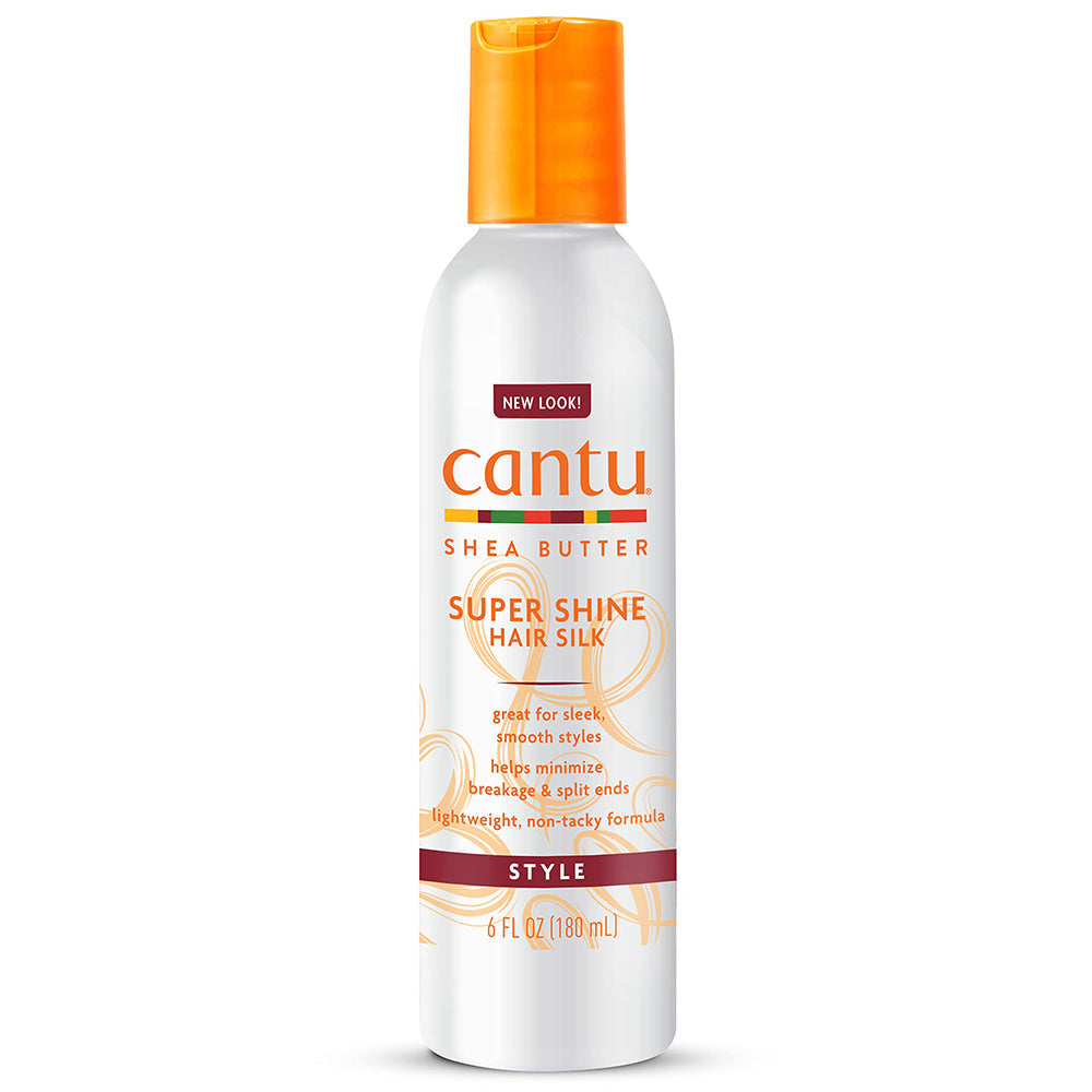 Cantu Super Shine Hair Silk 6 oz / 180 ml - For Smooth, Shiny, Frizz-Free Styles