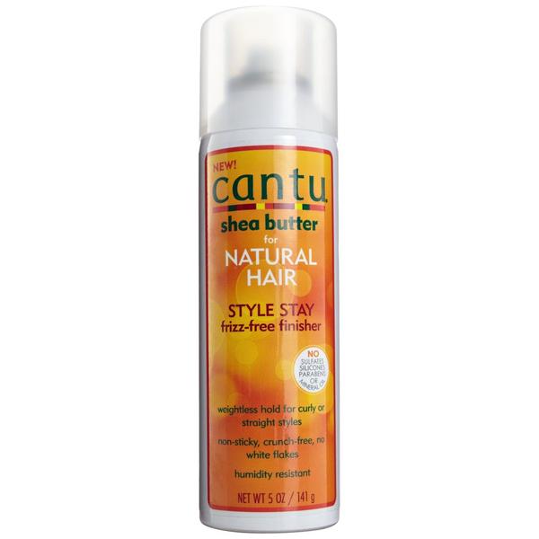 Cantu NEW Shea Butter Natural Hair Style Stay Frizz-Free Finisher 5 oz / 141 gm - Humidity Shield for Natural & Styled Hair