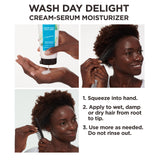 Carol's Daughter Wash Day Delight Cream Serum Moisturizer for Curly Hair – Anti-Frizz, Aloe & Glycerin, 6.8 fl oz