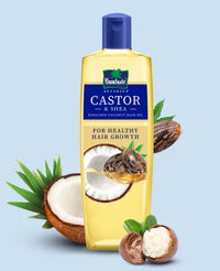 Parachute Advansed Castor & Shea-Enriched Coconut Hair Oil Softens and Strengthens Hair 200 ml/6.8 oz