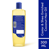 Parachute Advansed Castor & Shea-Enriched Coconut Hair Oil Softens and Strengthens Hair 200 ml/6.8 oz