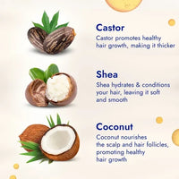 Parachute Advansed Castor & Shea-Enriched Coconut Hair Oil Softens and Strengthens Hair 200 ml/6.8 oz