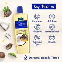 Parachute Advansed Castor & Shea-Enriched Coconut Hair Oil Softens and Strengthens Hair 200 ml/6.8 oz
