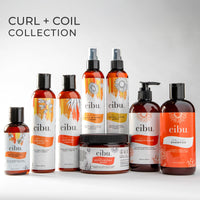 CIBU Curl + Coil Shampoo 1L - Gentle, Sulfate-Free Curl Care for Defined, Frizz-Free Hair