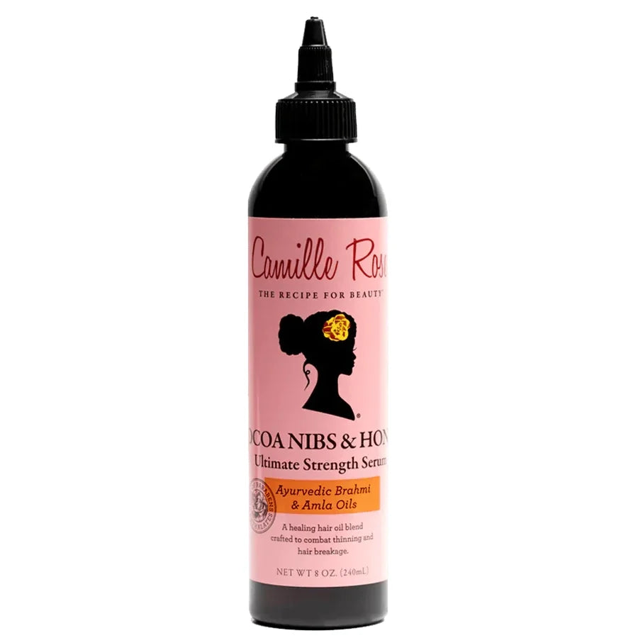 Camille Rose Cocoa Nibs + Honey Ultimate Strength Serum for Hair 8 oz