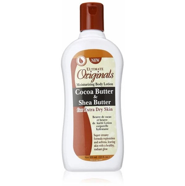 Ultimate Organics Cocoa Butter & Shea Butter Lotion 12oz