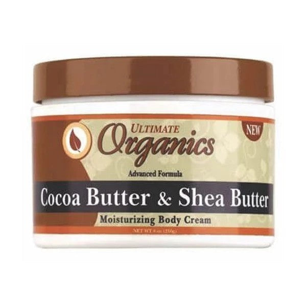 Ultimate Organics Cocoa Butter & Shea Butter Cream 8oz