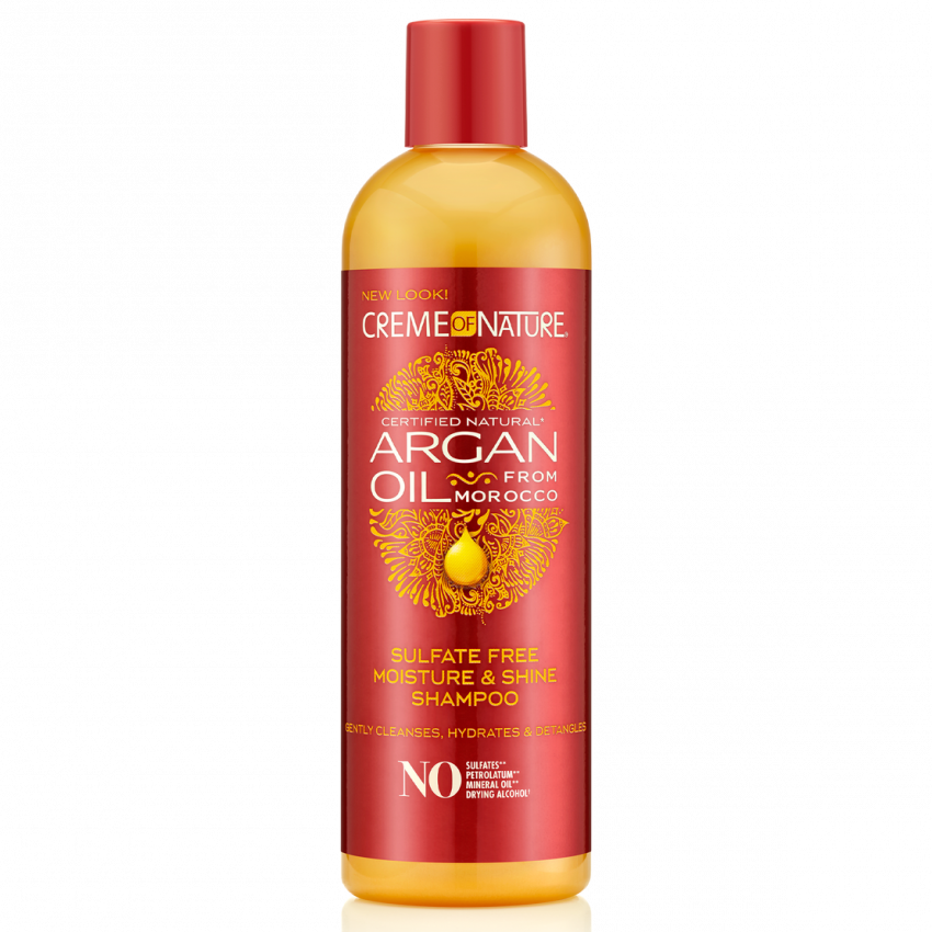 Creme of Nature Argan Oil Moisture & Shine Shampoo 12 oz / 355 ml - For Hydrated & Shiny Hair