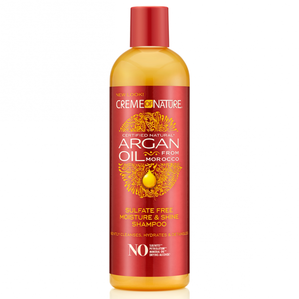 Creme of Nature Argan Oil Moisture & Shine Shampoo 12 oz / 355 ml - For Hydrated & Shiny Hair
