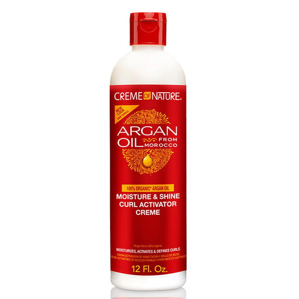 Creme Of Nature Moisture & Shine Curl Activator Creme 12 oz / 355 ml - For Defined, Bouncy Curls