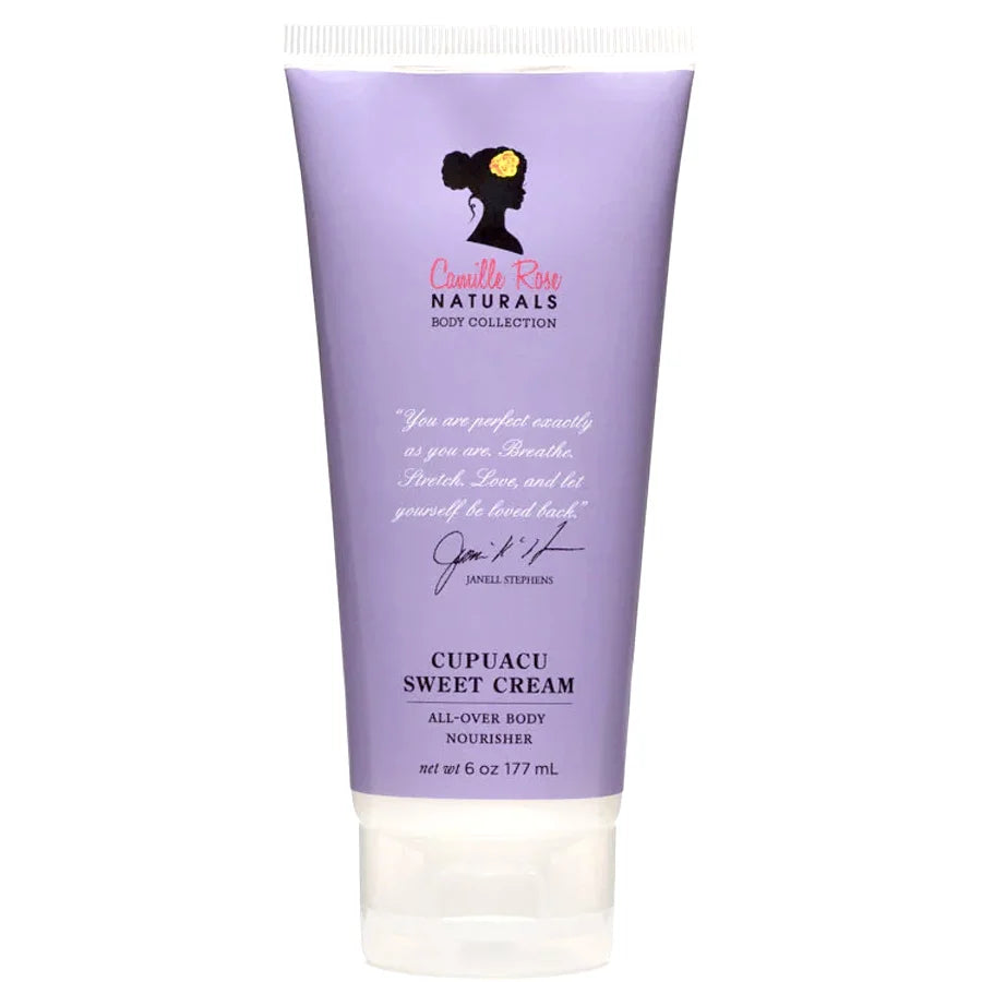 Camille Rose Cupuacu Sweet Cream: Deeply Hydrating Lotion for Dry Hair & Skin 6 oz