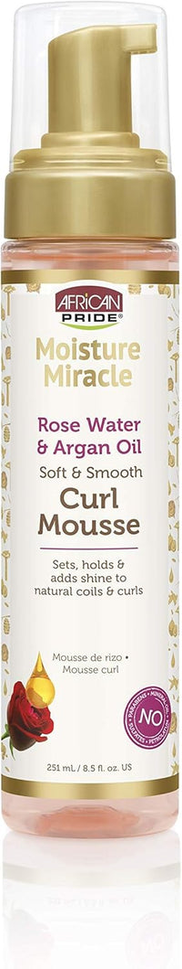 African Pride Moisture Miracle Curl Mousse 251 ml  ( 3 Pc Set )