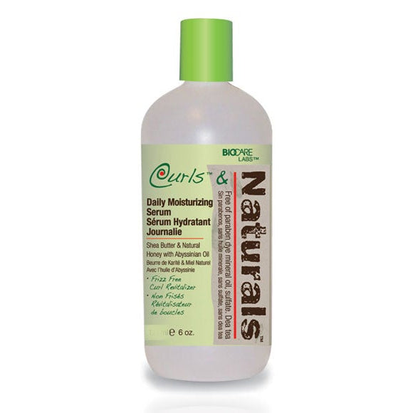 Biocare Curls And Naturals Daily Moisturizing Serum | Frizz Control & Hydration for Curly Hair 177ml/5.99 oz