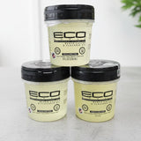 Eco Style Styling Hair Gel Black Castor and Flaxseed Oil 8oz – Pack of 3