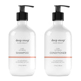 Deep Steep Curl Defining Shampoo & Conditioner, 17 oz – Moisturizing, Sulfate-Free, Vegan Hair Care for Curly Hair