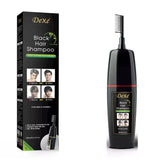 Dexe Black Hair Dye Shampoo for Instant Grey Coverage