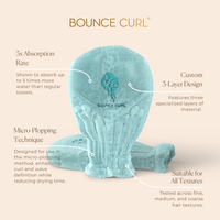 Bounce Curl Hair Drying Mittens