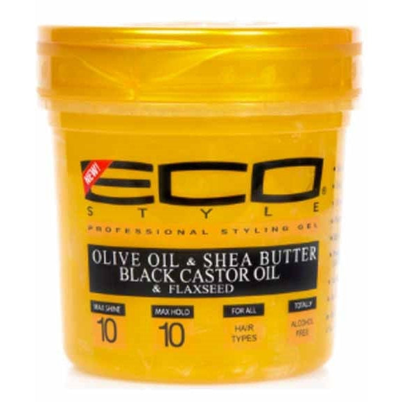Eco Styler Gold Olive Shea Butter Black Castor And Flaxseed Gel