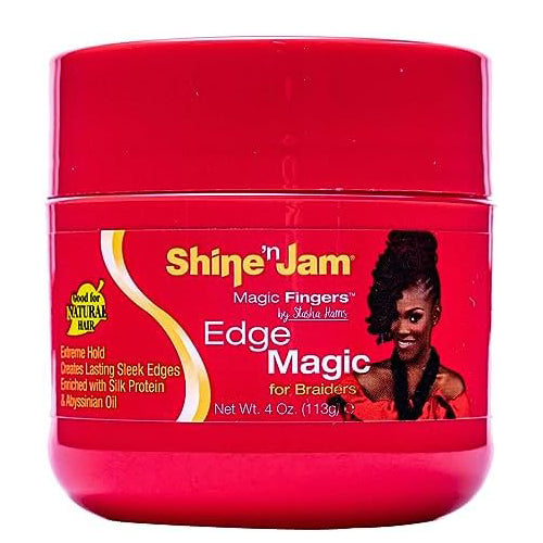 Shine 'n Jam Magic Fingers Edge Magic Flawless Control for Braiders & Stylists 4 oz