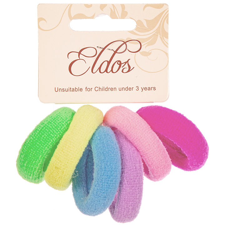 Eldos Hair Bobbles Gentle Hold & Snag-Free for All Hair Types - 6 pcs