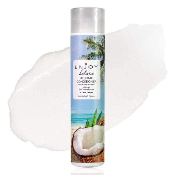 Enjoy Hair Care Holistic Hydrate Conditioner – pH 3.5-4.5 for Damaged & Curly Hair, 10 oz
