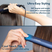 Carmen Twilight Series Ceramic Hair Straightener for Smooth, Frizz-Free Professional Results