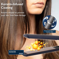 Carmen Twilight Series Ceramic Hair Straightener for Smooth, Frizz-Free Professional Results