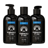 FormulaF=KX Curly & Kinky Hair Care System for Men | Hydrating Shampoo, Conditioner & Curl Cream | Sulfate Free, Ocean Scent, 8oz Each