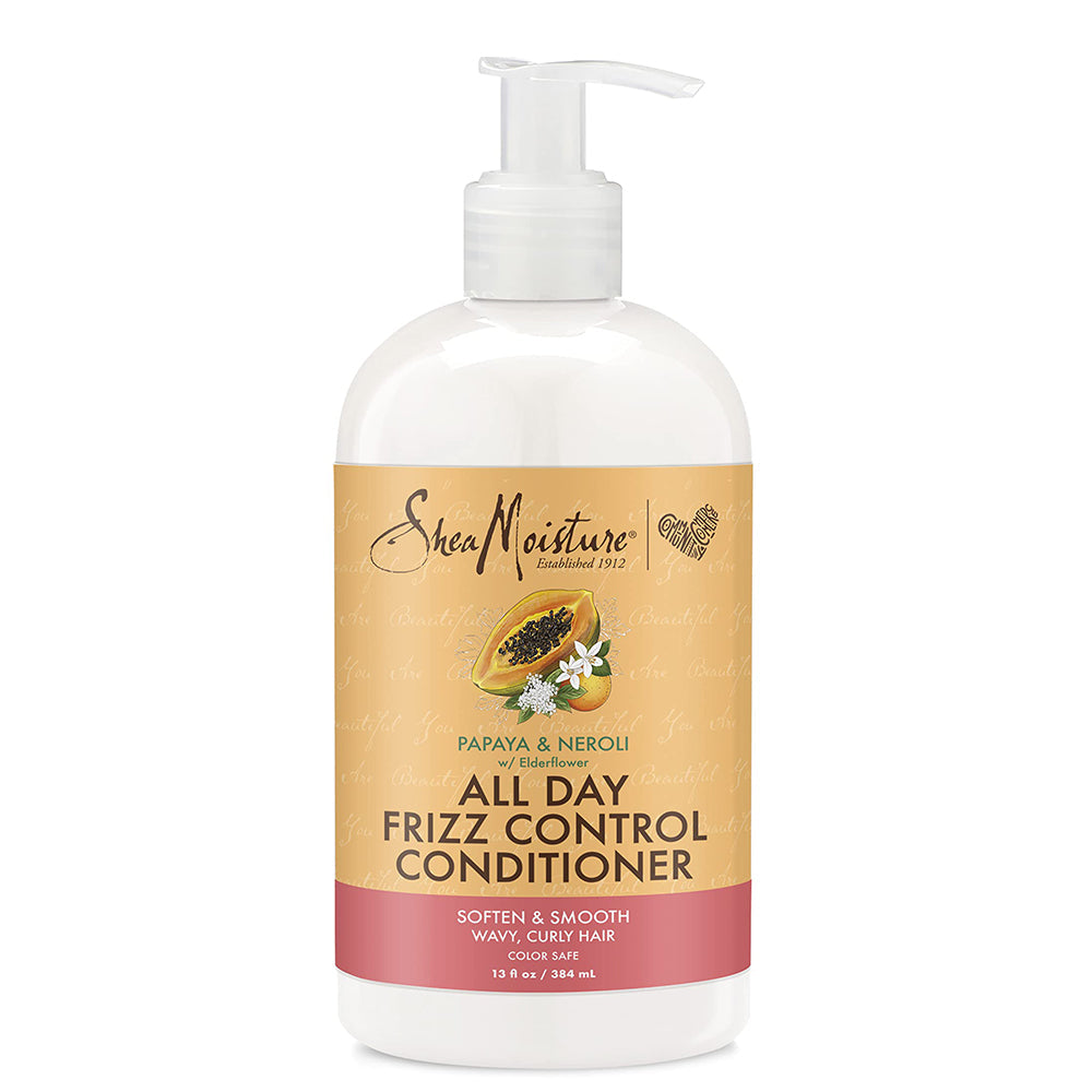 Shea Moisture Papaya & Neroli All Day Frizz Control Conditioner 13 oz / 384 ml - For Smooth, Manageable Hair