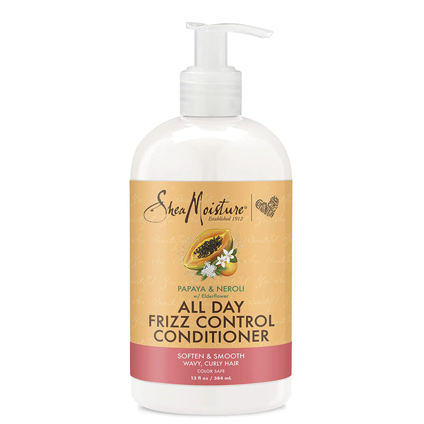 Shea Moisture Papaya & Neroli All Day Frizz Control Conditioner 13 oz / 384 ml - For Smooth, Manageable Hair