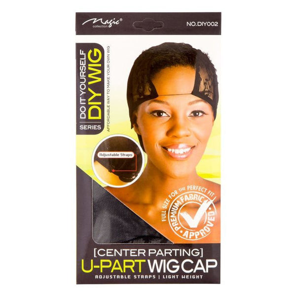 Magic Collection DIY Wig Centre Parting U-Part Wig Cap NO.DIY002 for Custom Wig Making