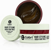 Gabri Professional Hair Styling Aqua Wax Rosemary Mint Flexible Hold & Natural Finish 150 ml/5.1 oz