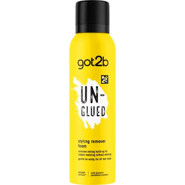 got2b Un‑Glued Styling Remover Foam 150ml – Styling Build‑Up Remover