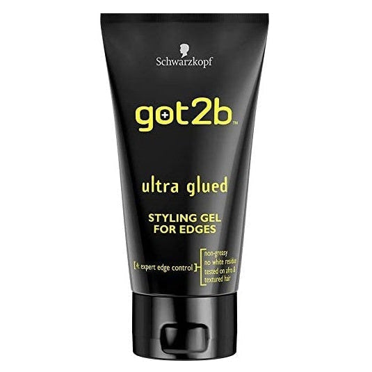 Schwarzkopf Got2b Ultra Glued Invincible Styling Gel & Edge Control for Hair & Edges 150ml/5.07 oz